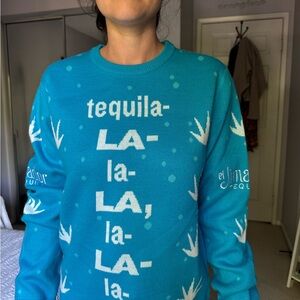 Tequila Blue Christmas Sweater